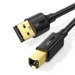 UGREEN USB 2.0 AM to BM Print Cable 1.5m (Black) – UG-10350