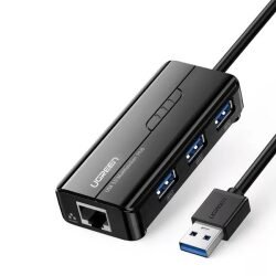 UGREEN USB 3.0 Hub (3 USB 3.0) with Gigabit Ethernet Adapter -20265