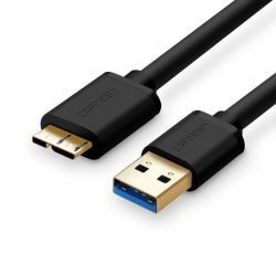 UGREEN USB-A 3.0 to Micro USB 3.0 Male Cable 0.5m (Black) – UG-10840
