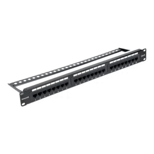 Vention CAT.6 UTP 24 Ports Keystone Patch Panel Black – VEN-KGAB0