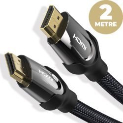 Vention Nylon Braided HDMI Cable – 2M – VEN-VAA-B05-B200