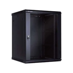 12U Data Cabinet 600x600mm Wall Mount Network Cabinet with Glass Door and Fan