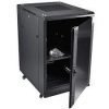 22U Data cabinets 600 x 600. Floor Standing.Glass Door