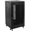 22U Mesh Data Cabinet 600x800mm Floor Standing Network Enclosure with Perforated Doors and Enhanced Cable Management