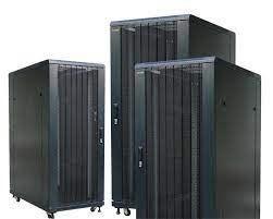 22U Mesh Data cabinets 600 x 800. Floor Standing