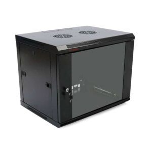6U Data Cabinet 600 x 600 – Wall-Mount Network Rack Enclosure for Switches, DVRs, and Routers