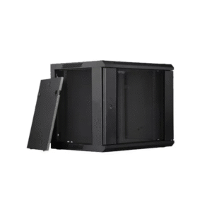 9U Data Cabinet 600 x 450 – Wall-Mount Network Rack Enclosure for Routers, Switches, and DVRs