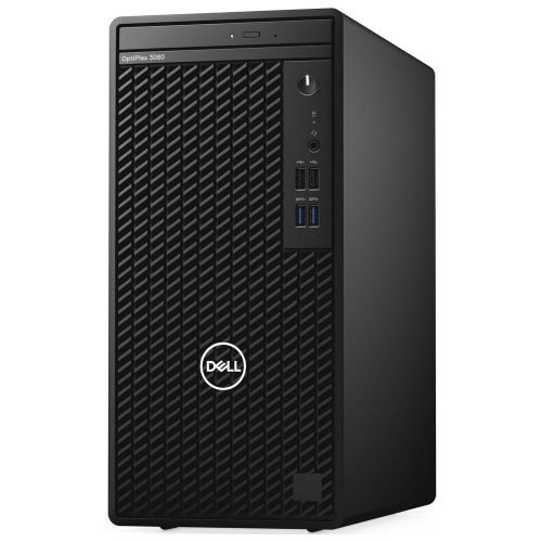 DELL OptiPlex 3080 DDR4-SDRAM i3-10100 Mini Tower 10th gen Intel® Core™ i3 4 GB 1000 GB HDD Windows 10 Pro PC Black N002O3080MTEM