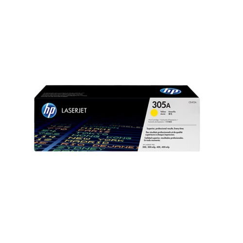 HP 305A (CE412A) Yellow Original LaserJet Toner Cartridge