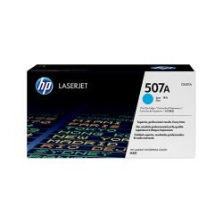 Product Name: HP 507A Cyan Original LaserJet Toner Cartridge (CE401A) Colour: Cyan Technology: Laser Compatible Printer Models: HP LaserJet Enterprise 500 color M551 series Page Yield: Approximately 6,000 pages Supply Type: Toner Cartridge