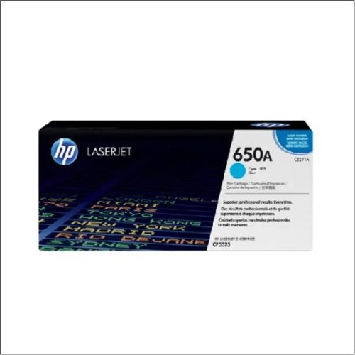 HP 650A Cyan (CE271A) Original LaserJet Toner Cartridge