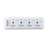 4 Way Extension With Surge Protection And 3 Meter Cable - EC 8864-03