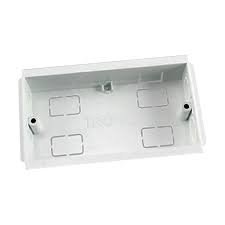 Compartment PVC Trunking Twin Box 100mmx50mm