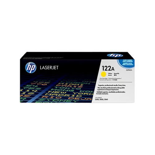 HP 122A Yellow Original LaserJet Toner Cartridge (Q3962A)