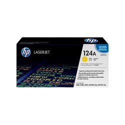 HP 124A Yellow (Q6002A) Original LaserJet Toner Cartridge