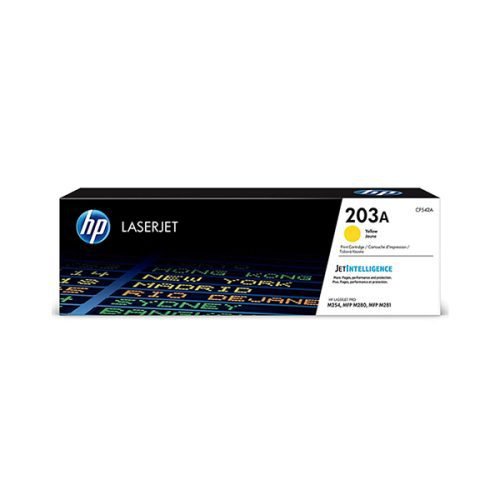 HP 203A Yellow (CF542A) Original LaserJet Toner Cartridge