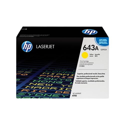 HP 643A Yellow (Q5952A) Original LaserJet Toner Cartridge