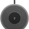 Logitech Expansion Mic for MeetUp, Plug-and-Play, Indicator Lights, Microphone Type Mono, Wideband, Noise Canceling, PC/Mac/Laptop/Macbook/Tablet - Black