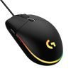 Logitech G102 USB Light Sync Gaming Mouse with Customizable RGB Lighting, 6 Programmable Buttons, Gaming Grade Sensor, 8K DPI Tracking, 16.8mn Color, Light Weight - Black