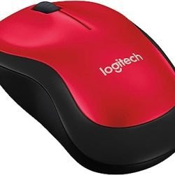 Brand Logitech Color Red Connectivity Technology USB, Radio Frequency Special Feature Wireless, Portable, Lightweight Movement Detection Technology Optical