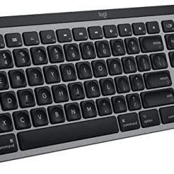 Logitech MX Keys Advanced Wireless Illuminated Keyboard for Mac, Backlit LED Keys, Bluetooth,USB-C, MacBook Pro/Air,iMac, iPad Compatible, Metal Build - With Free Adobe Creative Cloud Subscription