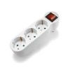 Power Strip With Switch 1-3 WAY EU Plug 2 Pin