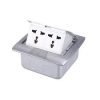 Floor Switch Socket 13A Twin Universal