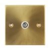 Gold Television Socket