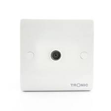 Television Slim 1 Gang Socket