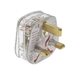 Top Plug 13Amps Transparent