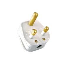 Top Plug White 15Amps TRK Range