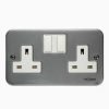 Twin Metal Clad Socket 13Amps