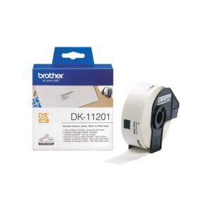 Brother DK-11201 Black on White Label Tape