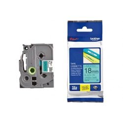 Brother TZE-741 18mm Black on Green Label Printer tape