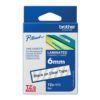 Brother TZe-111 6mm Black on Clear Label Printer Tape