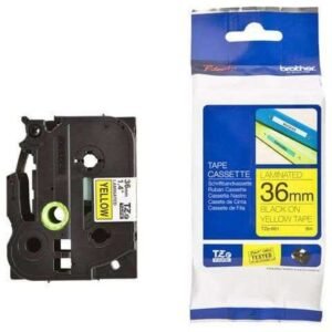 Brother TZe-661 Black on Yellow Labelling Tape