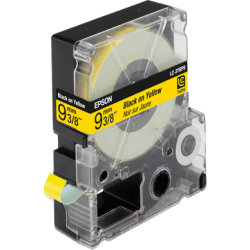 Epson LC-2YBP9 Black on Yellow tape