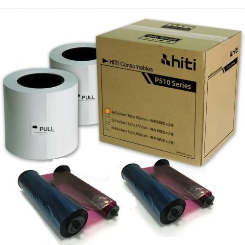 HiTi P510 4×6 Paper Ribbon Media Kit