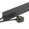 8 Way 1U Horizontal PDU Server Rack Plug