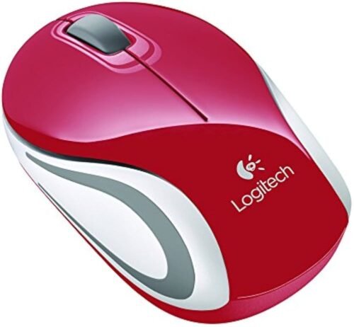 Logitech M187 Wireless Mini Mouse Red (910-002732)