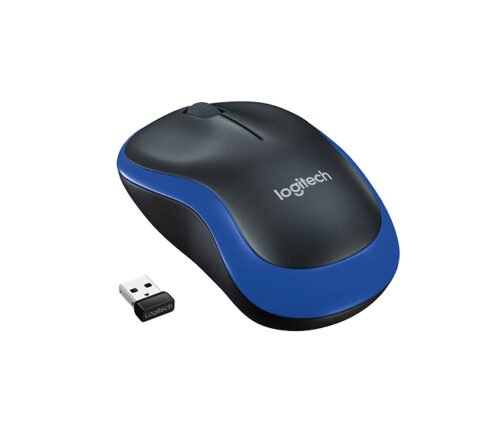 logitech wireless mouse m185 - blue (910-002236)