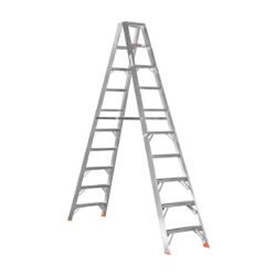 Aluminium Double-Sided A Shape Ladder 10 Steps (IDSL10)