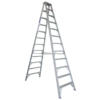 Aluminium Double-Sided A Shape Ladder 12 Steps (IDSL12)