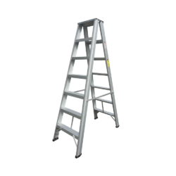 Aluminium Double-Sided A Shape Ladder 7 Steps (IDSL7)