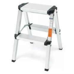 Aluminium Double Sided A Shape Step Stool Ladder 2 Steps (IDSL2)