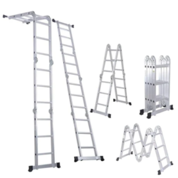 Fundi 4 X 10 Aluminum Folding Ladder FFL410