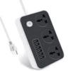 Brand: Mercury Model: Multiport Universal Power Strip with Fannel Bag Input Voltage: 100-240V AC, 50/60Hz Output Voltage: 5V Total Output Current: 4A Number of USB Ports: 3 USB Ports (Type-A) Universal Socket: 1 Cable Length: 1.2 meters