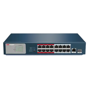Hikvision DS-3E1518P-EI/M 16-Port Gigabit Smart PoE Switch
