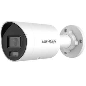 Hikvision DS-2CD2046G2H-IU(4mm)(eF) Pro Series 4MP Bullet IP Camera, 4mm Fixed Lens, AcuSense, Powered-by-DarkFighter, 120 dB WDR, White