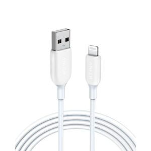 Anker PowerLine III USB-A to Lightning Connector (6ft) – White – A8813H21
